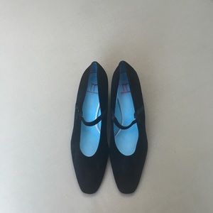 Thierry Rabotin black suede pumps